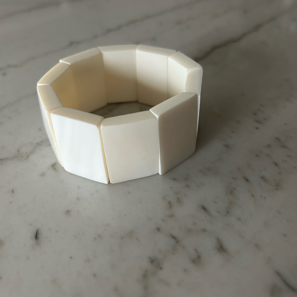 Chunky White Bracelet